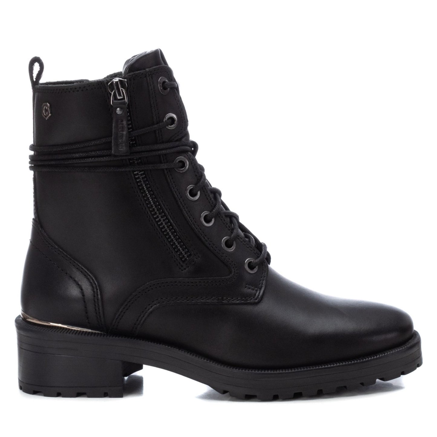 Carmela Black Leather Boot - 160270