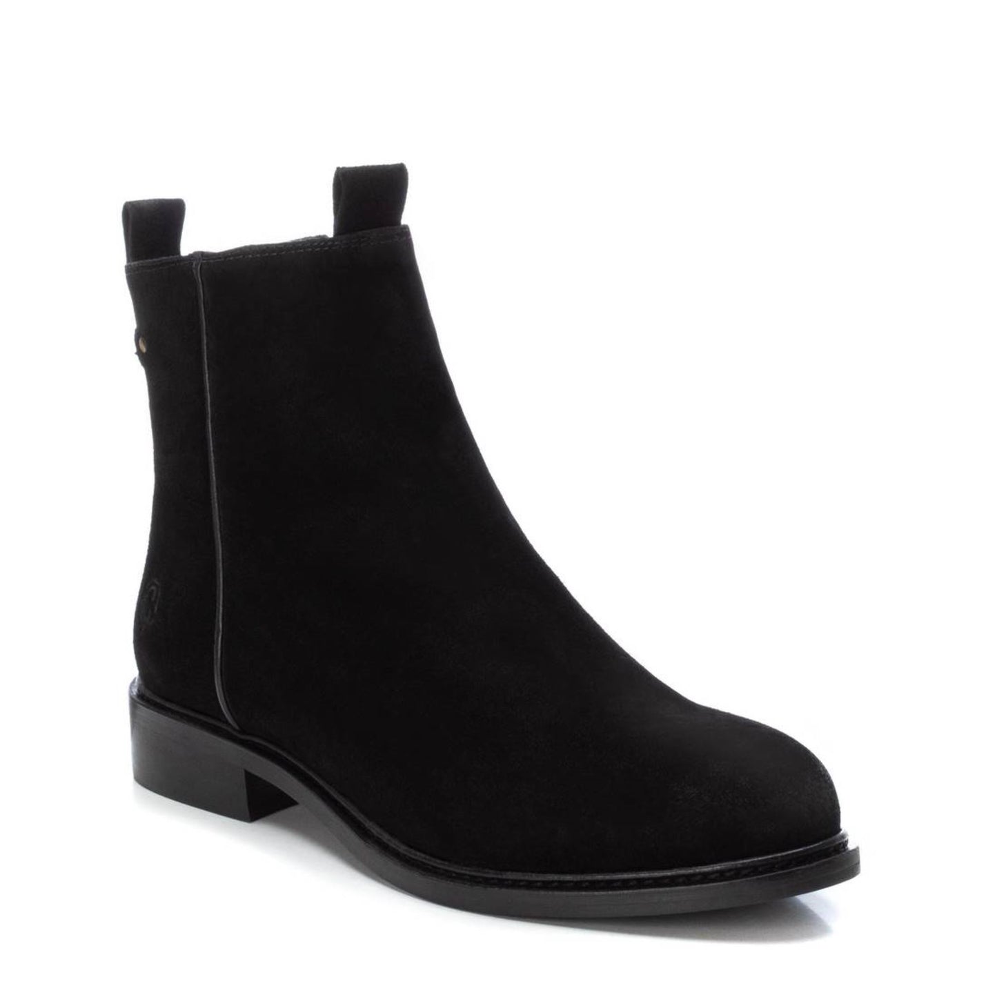 Carmela Black Suede Ankle Boot - 160930