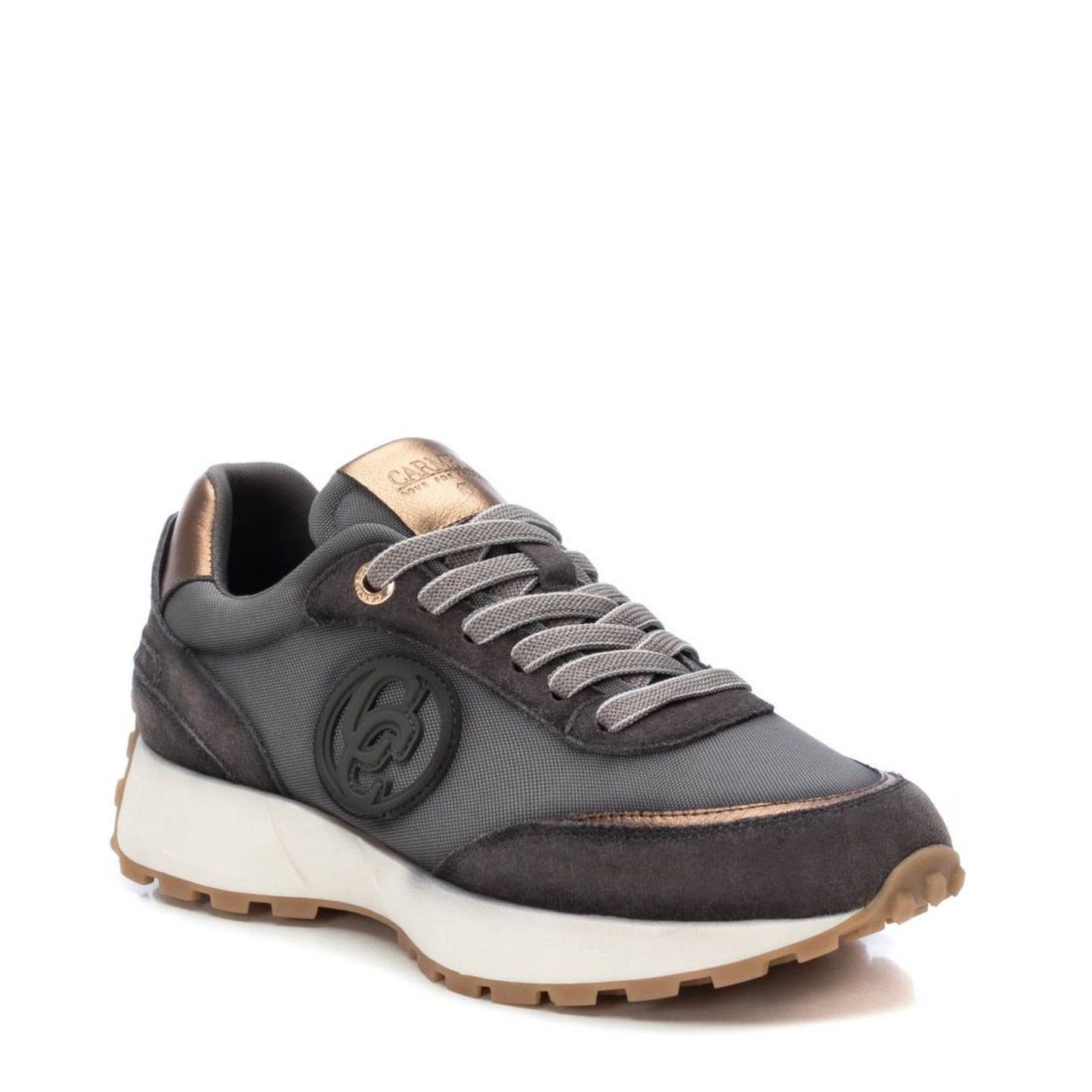 Carmela Grey Suede Trainers - 161174