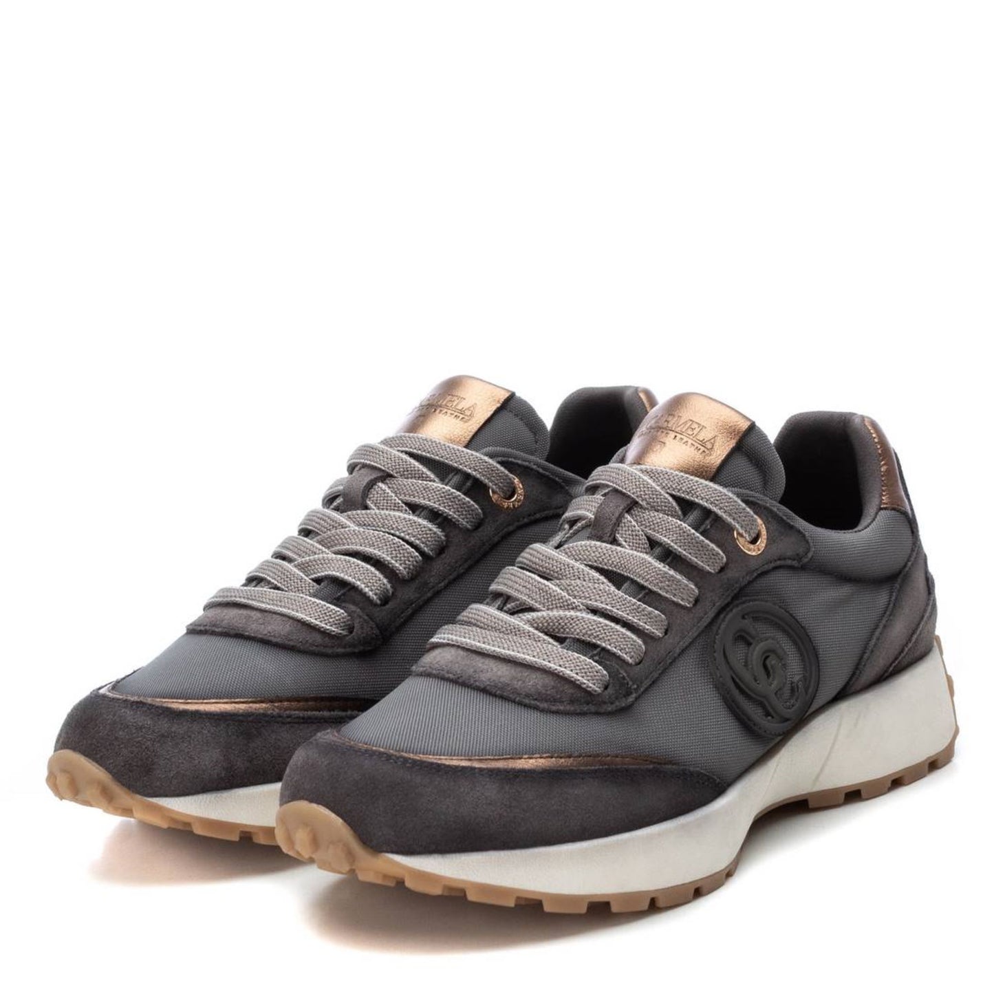 Carmela Grey Suede Trainers - 161174