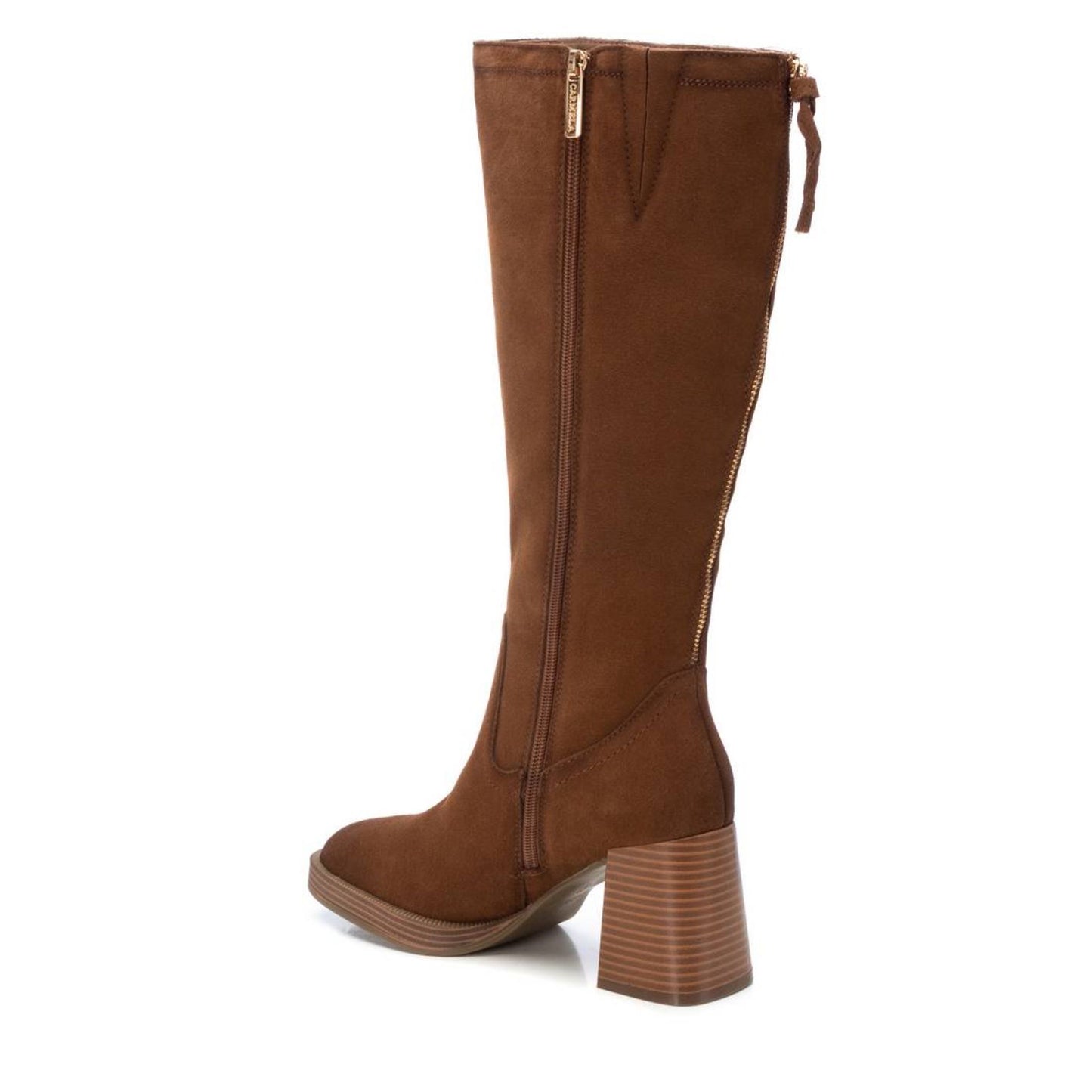 Carmela Camel Suede Long Boot - 161217