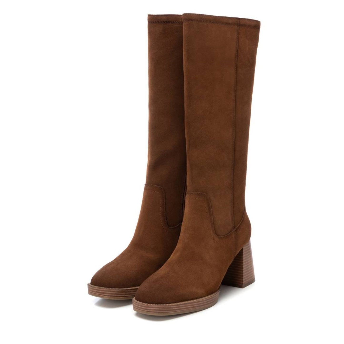 Carmela Camel Suede Long Boot - 161217