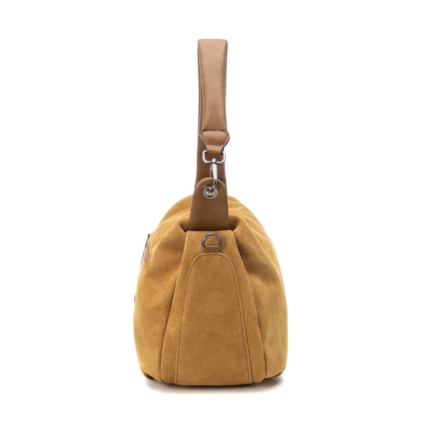 Carmela Mustard Suede/Leather Bag - 186007