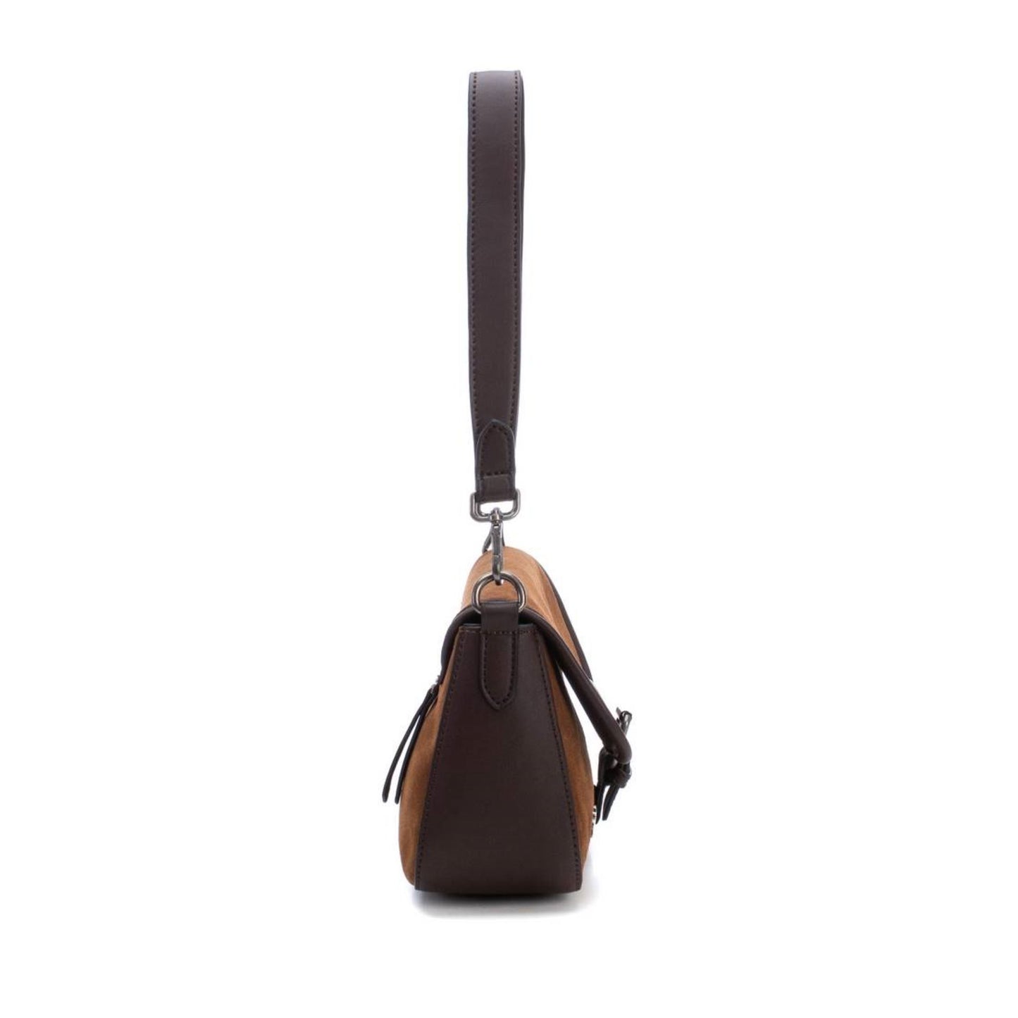 Carmela Camel Suede Bag - 186027