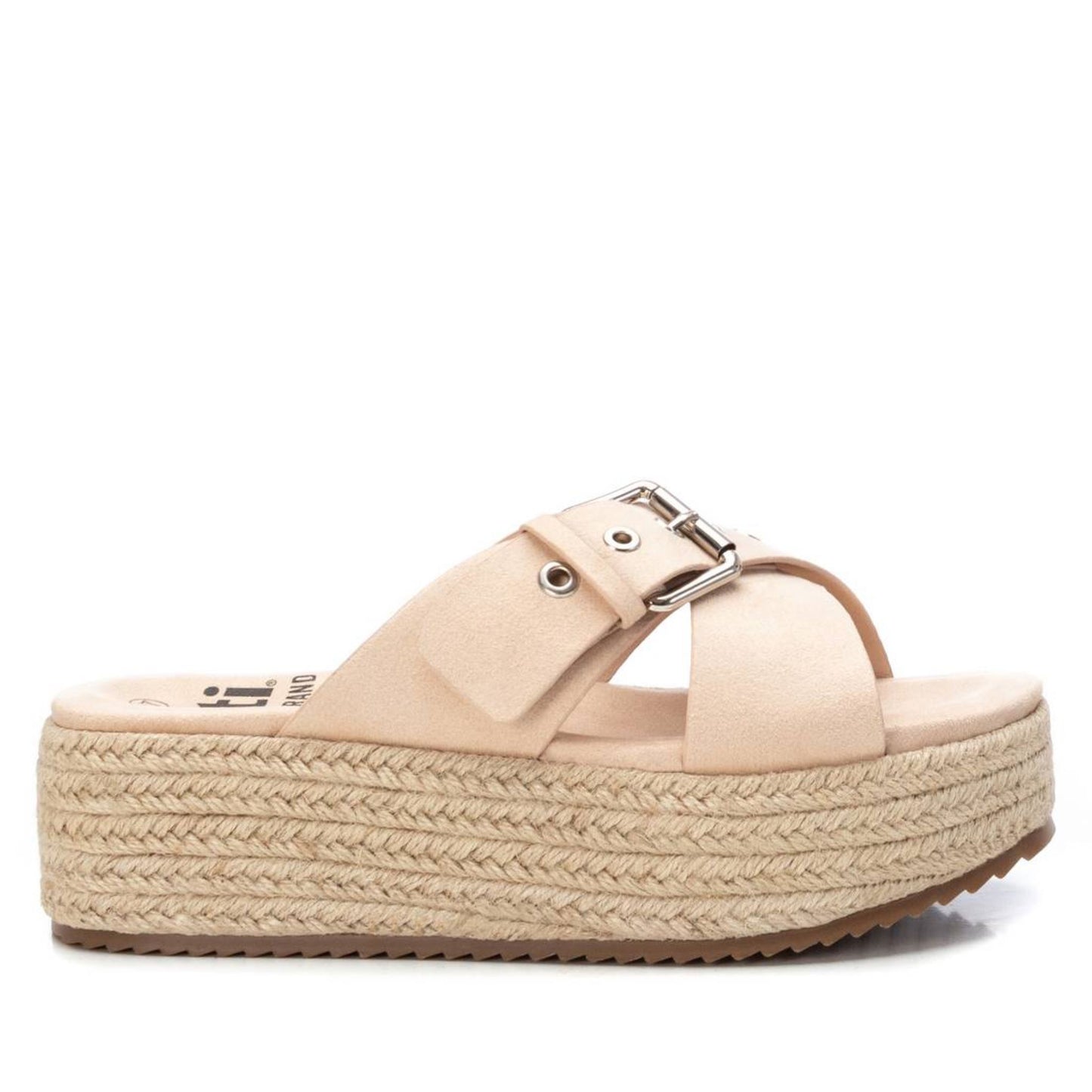 XTI Beige Wedge Slider - 43961