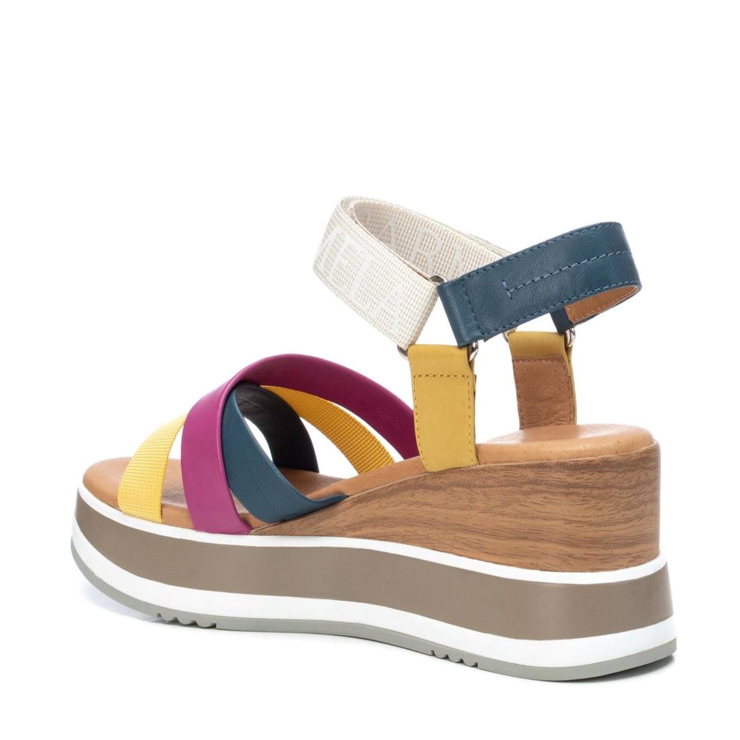 Carmela Multi-Colour Wedge Sandal - 68471
