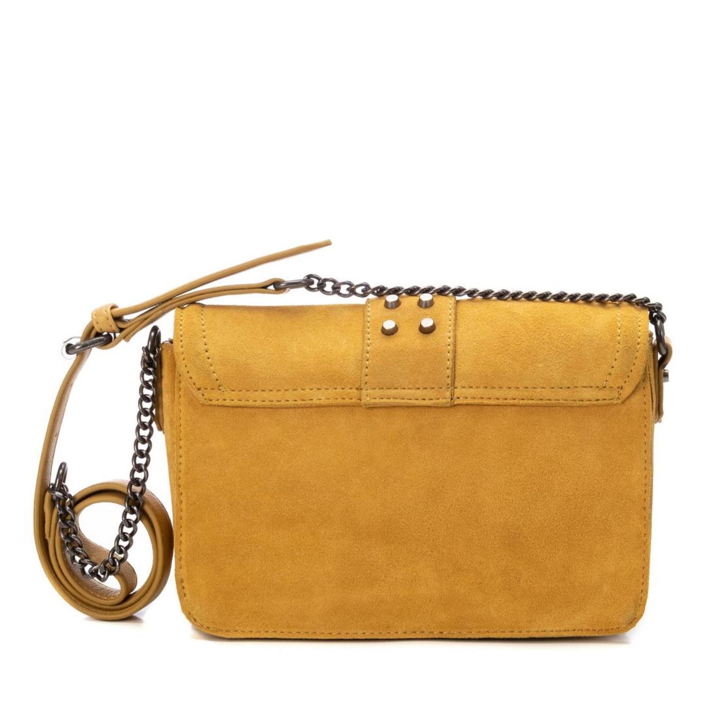 Carmela Yellow Suede Bag - 86680