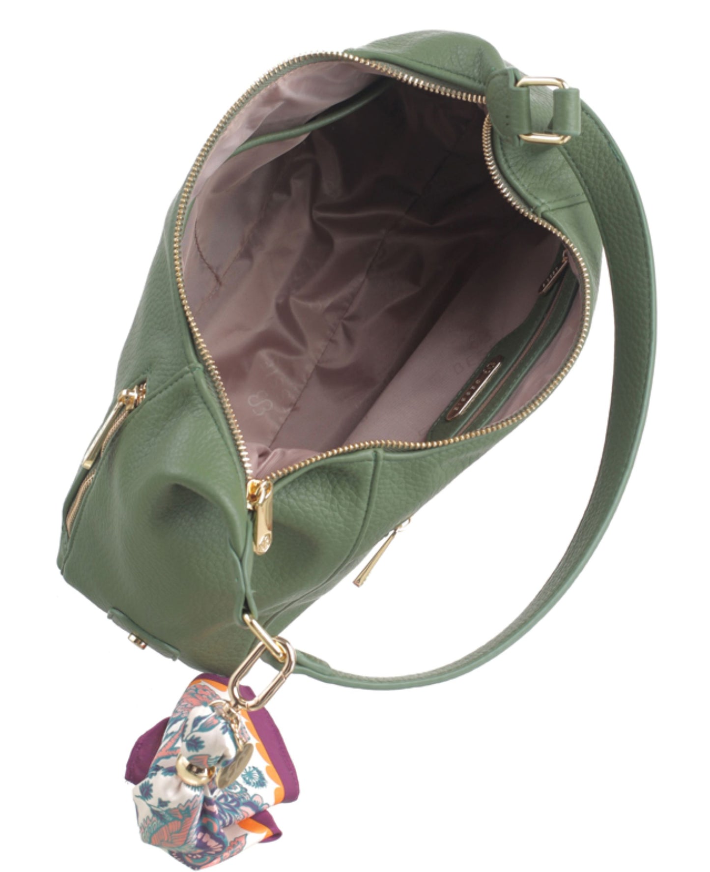 Bessie London Green Shoulder Bag