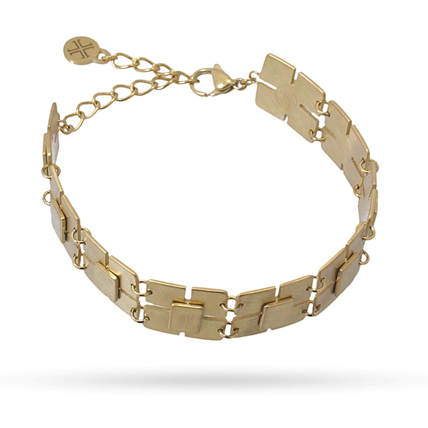 Anartxy Brushed Gold Effect Bracelet - BPU899