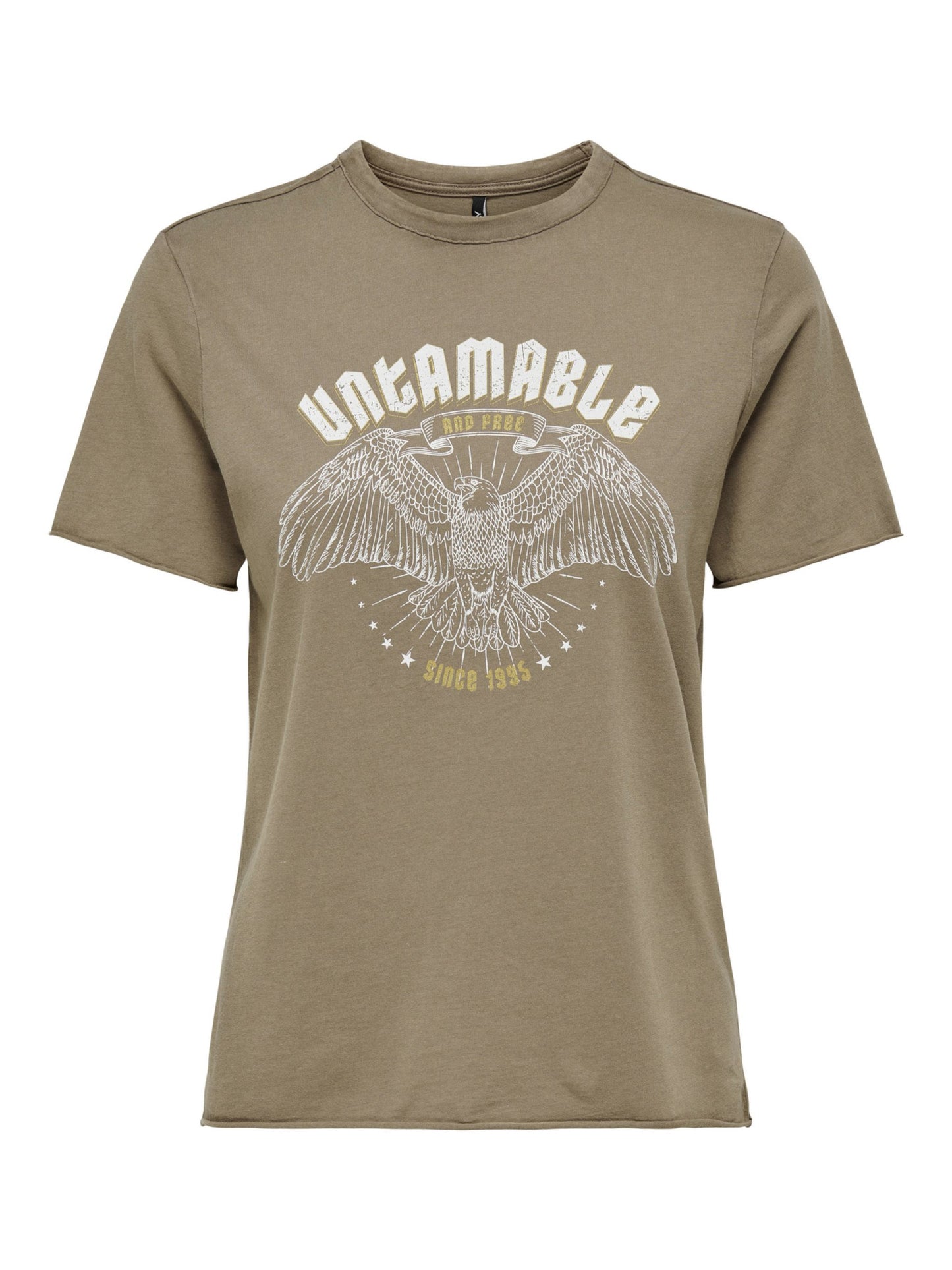 ONLY Untamable T-Shirt in Beige
