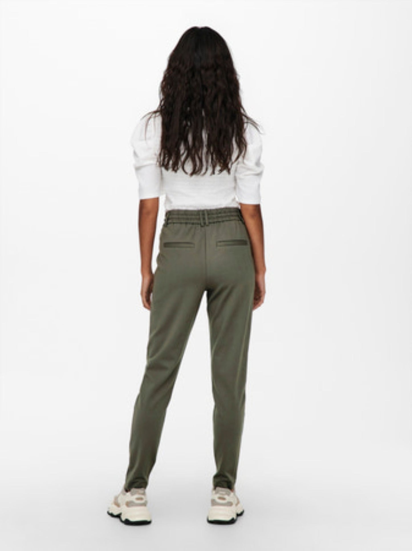 ONLY Trousers in Bungee Cord (Olive)