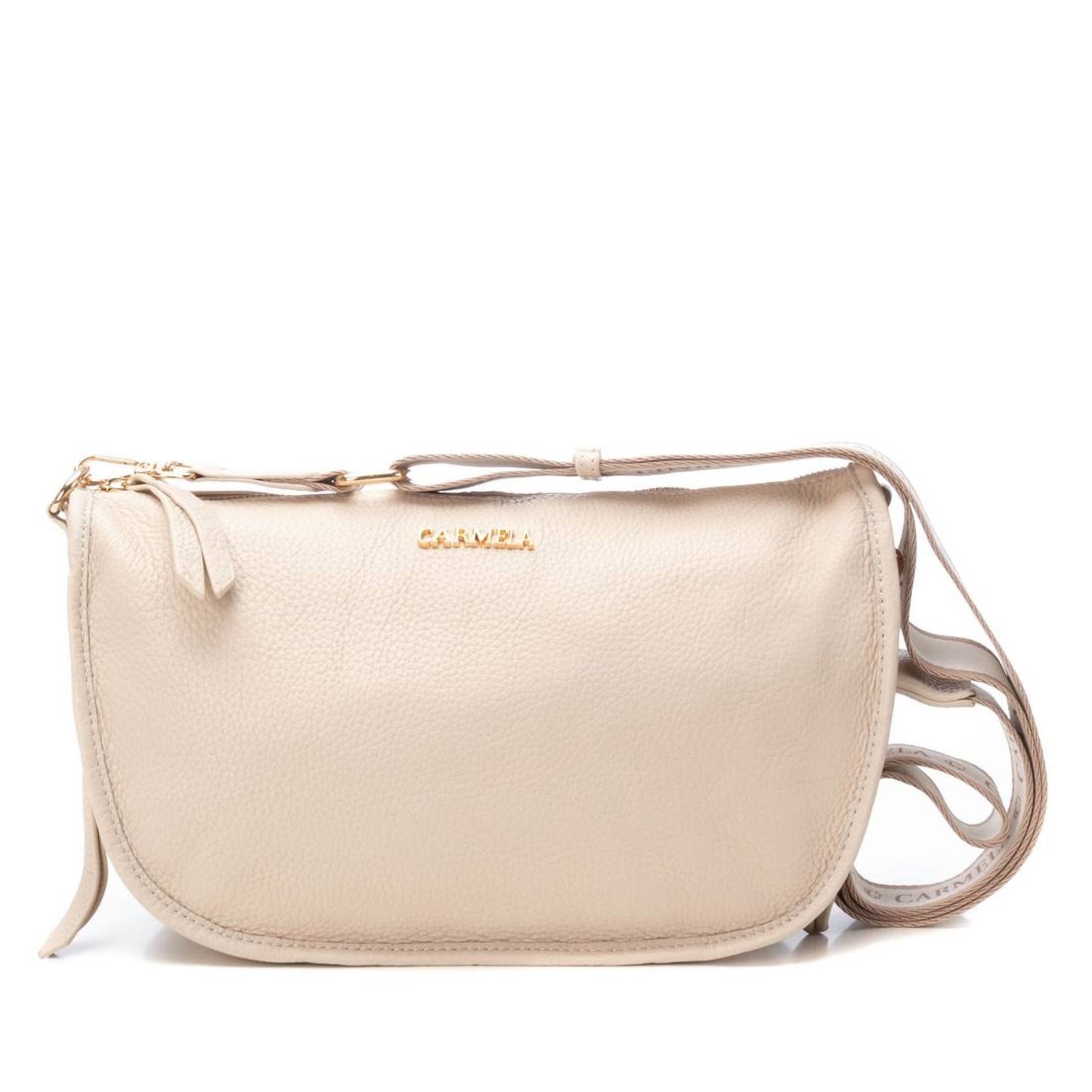 Carmela Beige/Cream Leather Bag - 186091