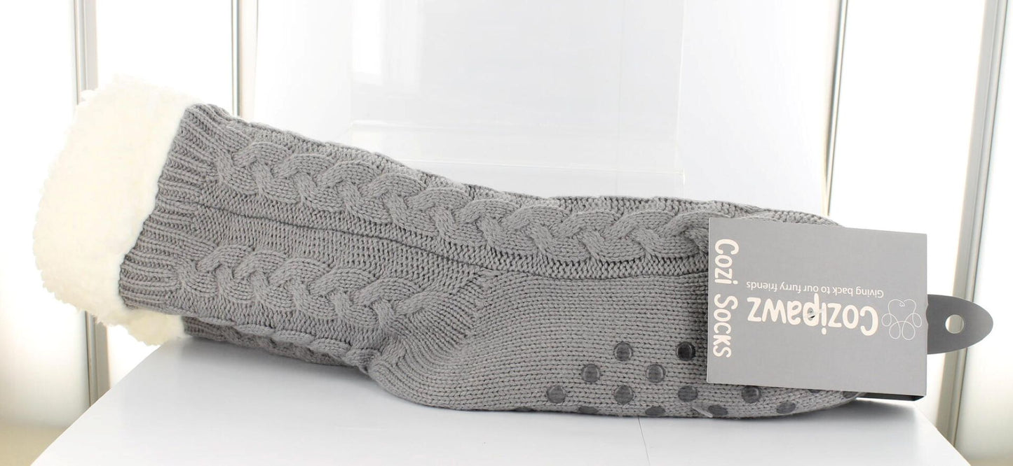 Cozipawz Cozi Socks in Grey
