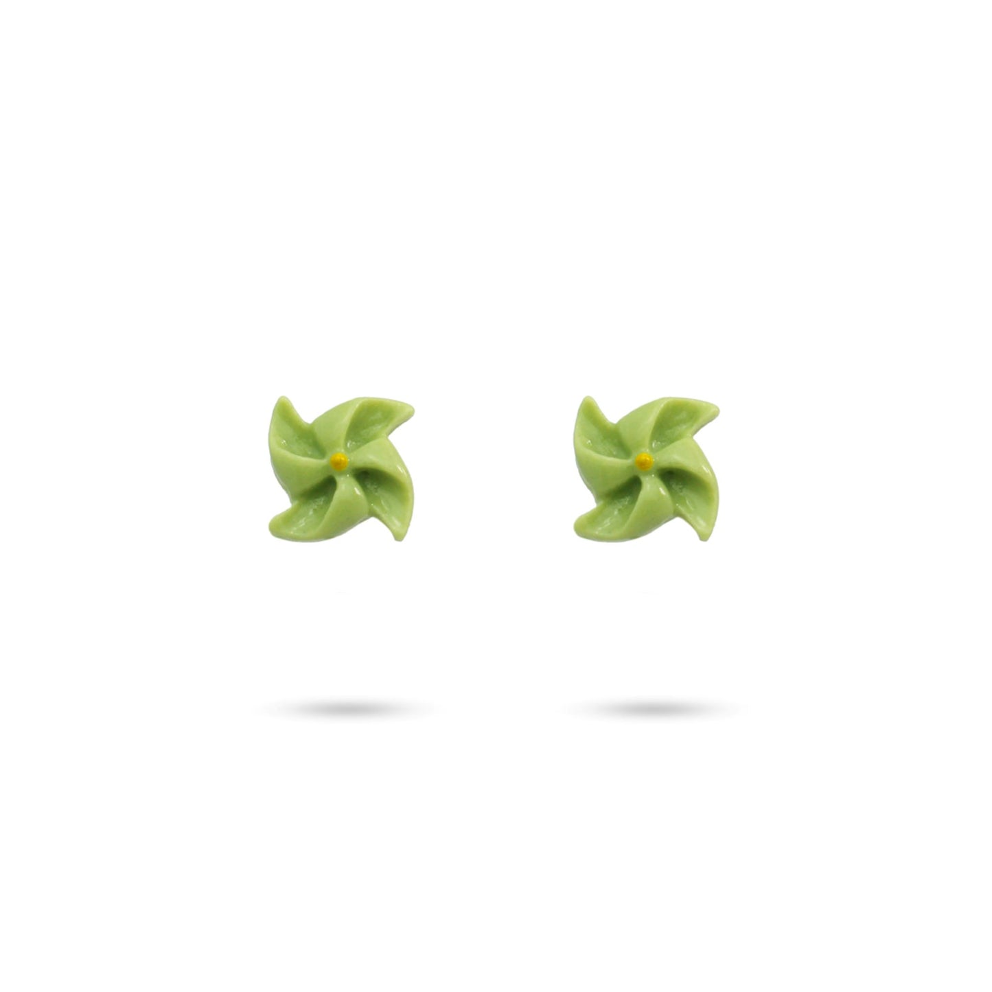 Anartxy Windmill Earrings Green - CPE110