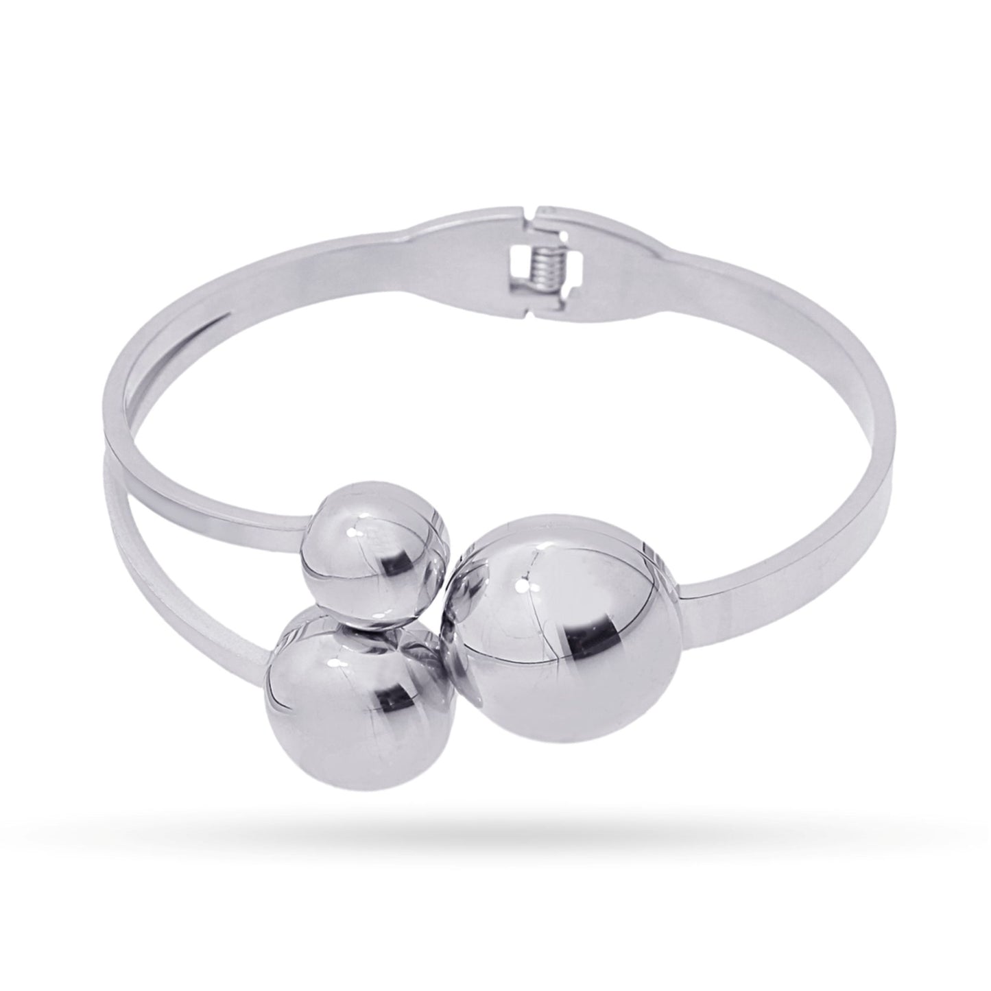 Anartxy Silver Orbit Asteris Bangle - CPU095