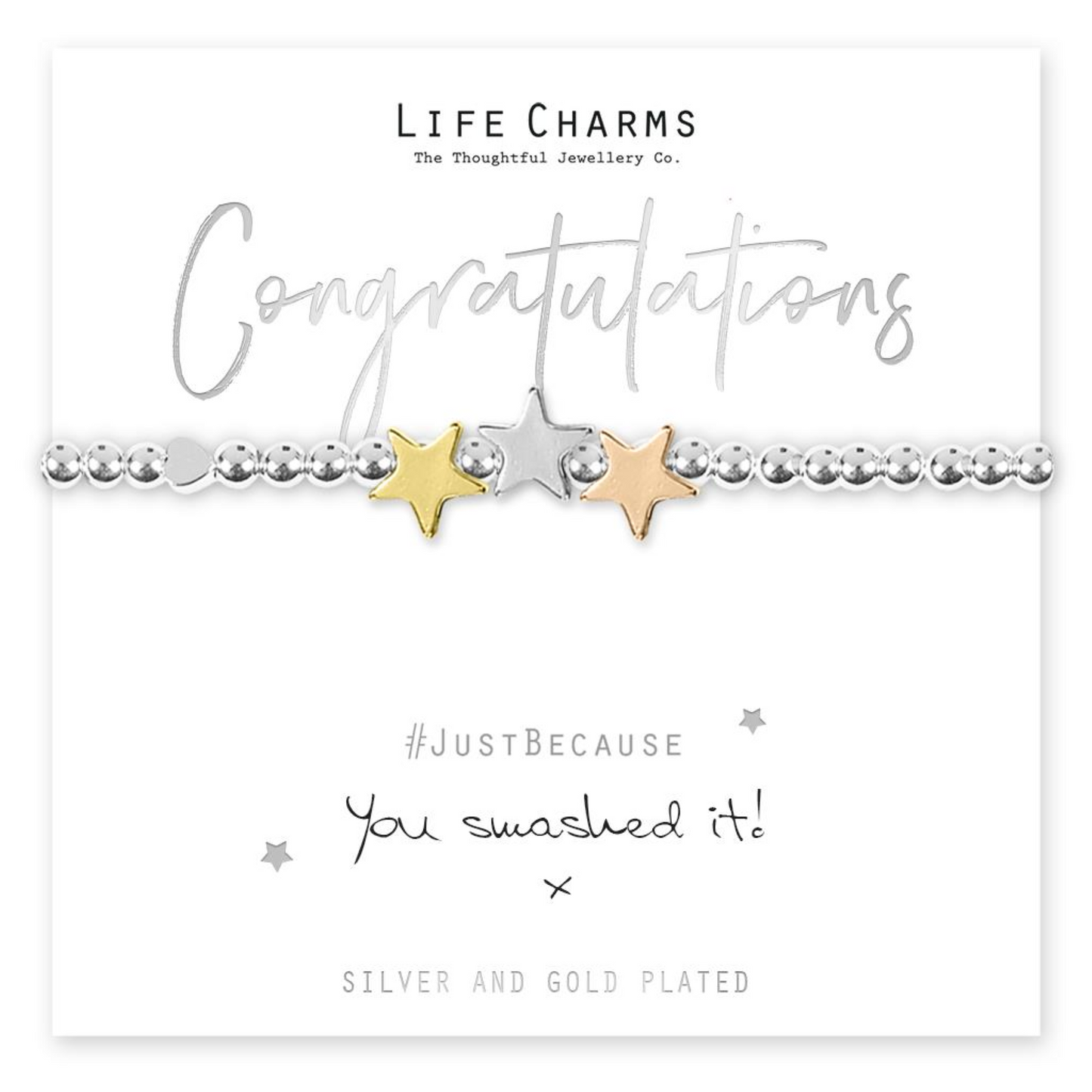 Life Charms Congratulations Bracelet