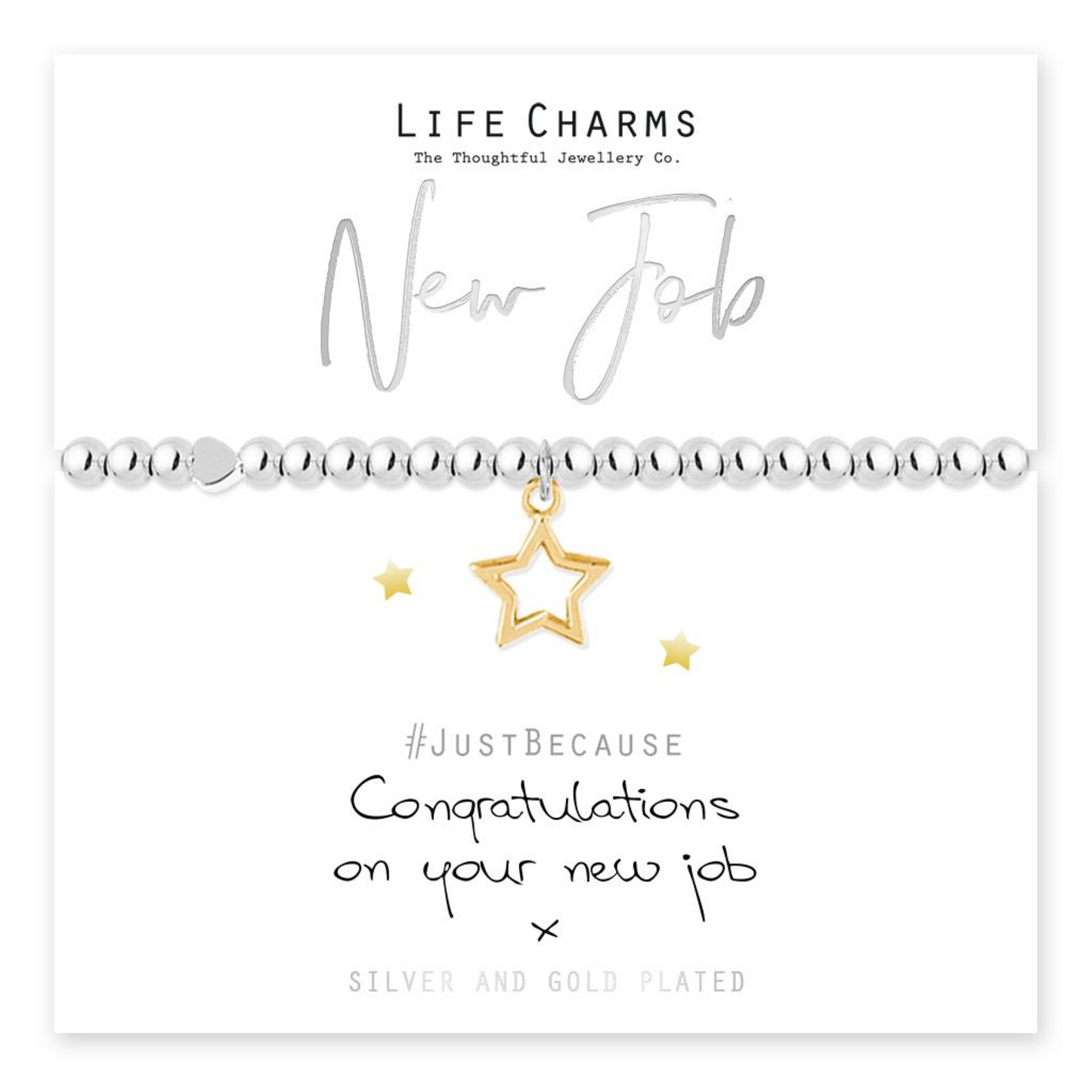 Life Charms New Job Bracelet
