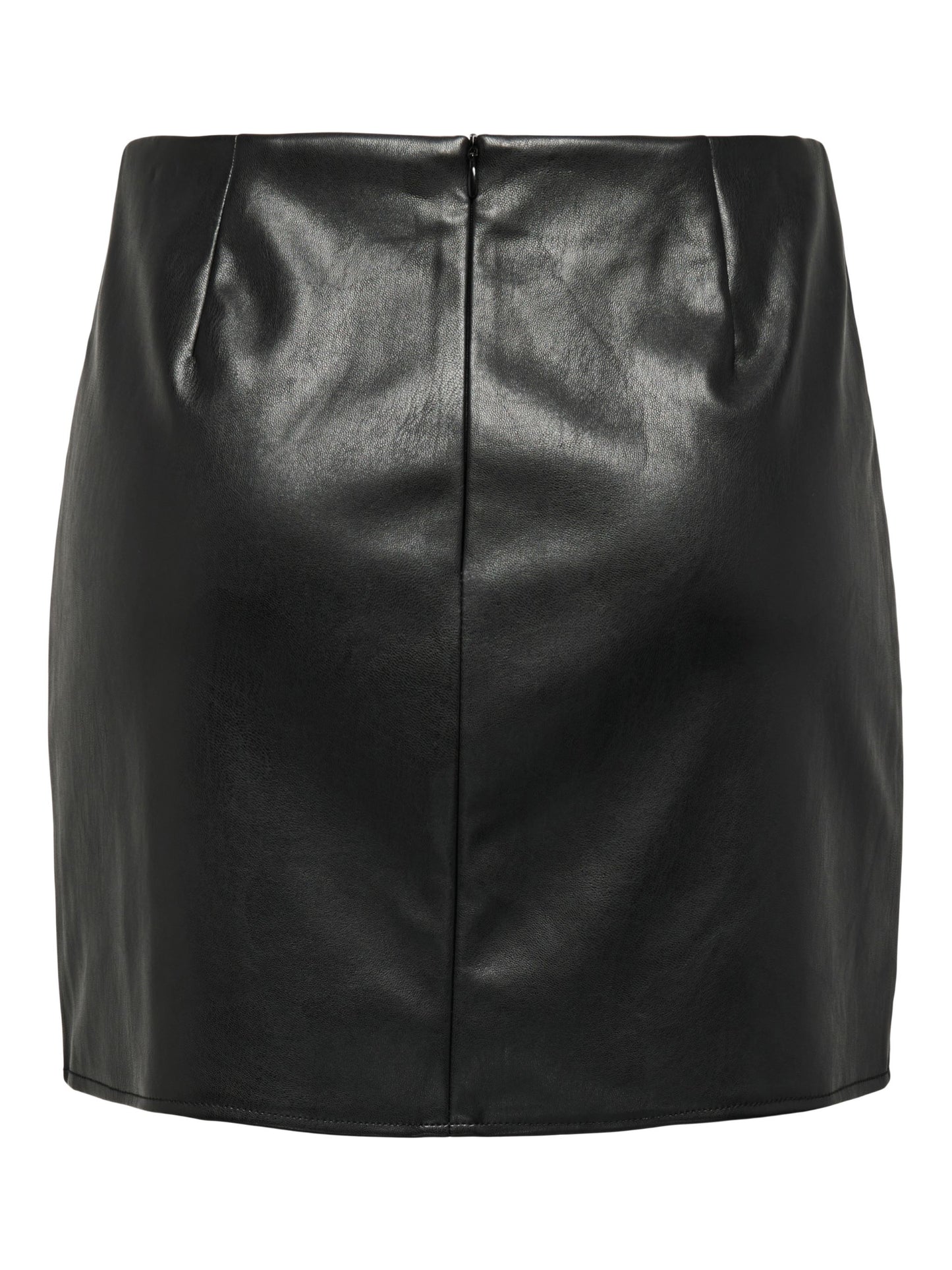 ONLY Black Faux Leather Skirt