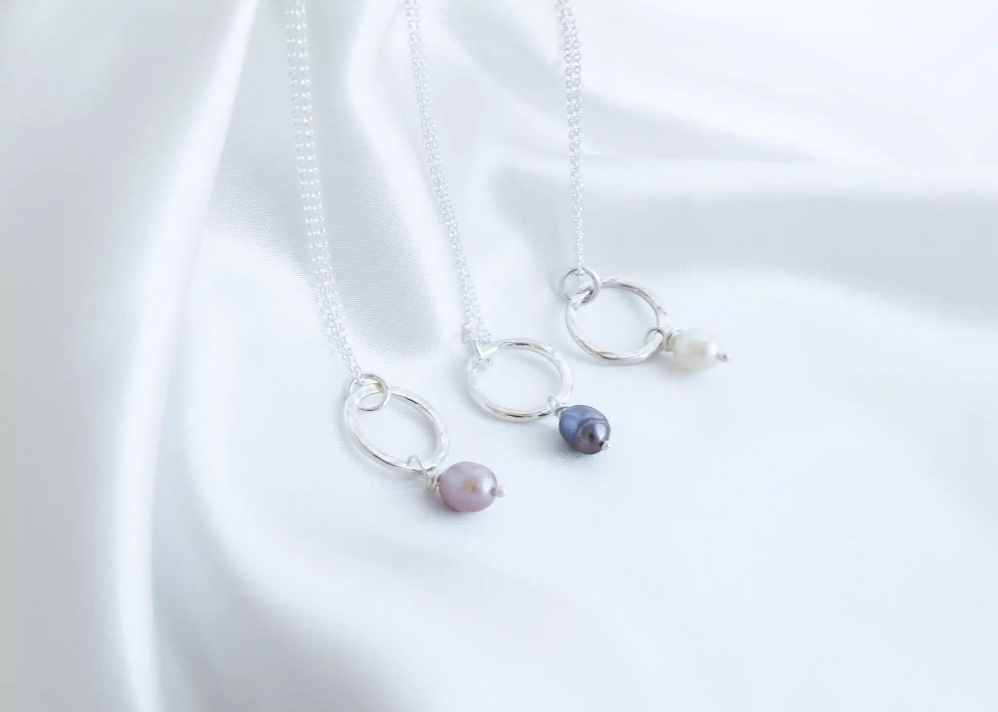 Freshwater Pearl Circle Necklace