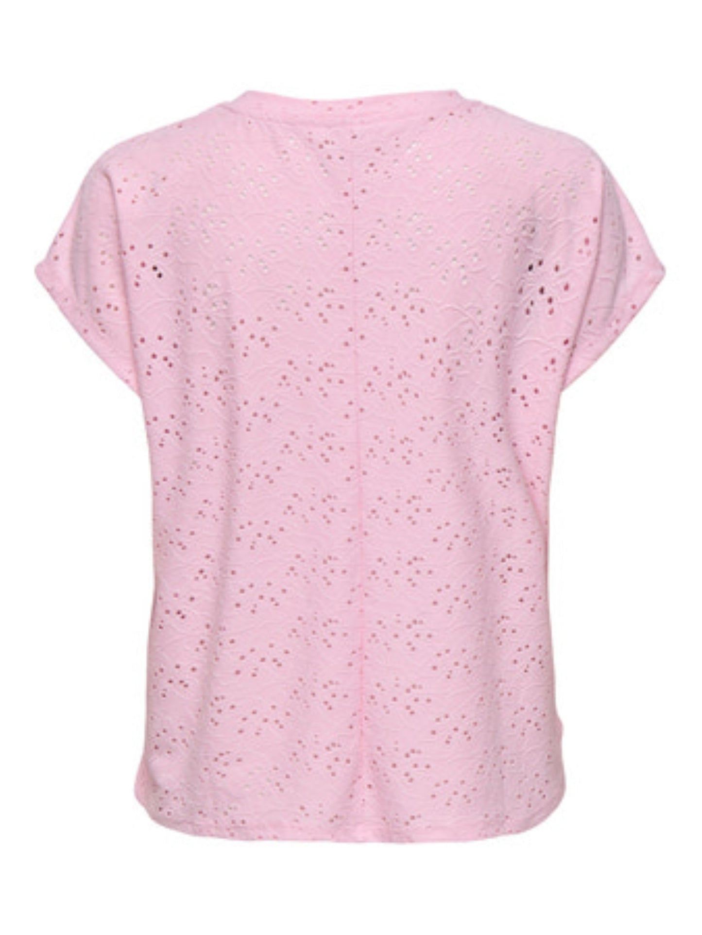 ONLY Pink Lace Detail T-Shirt