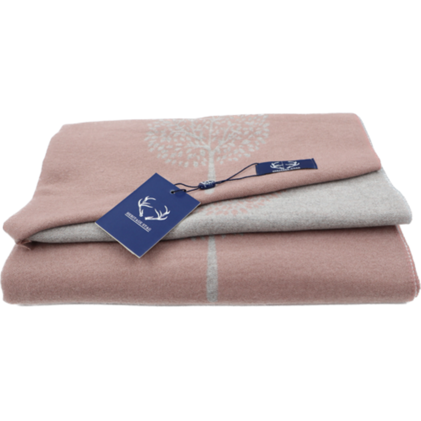 Dusk Pink Supersoft Tree of Life Scarf with Short Fringe