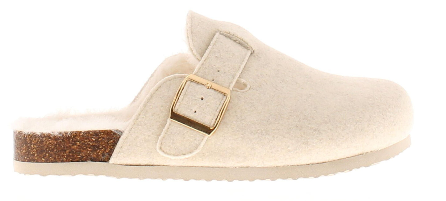 Cozipawz Clog Style Slippers in Beige
