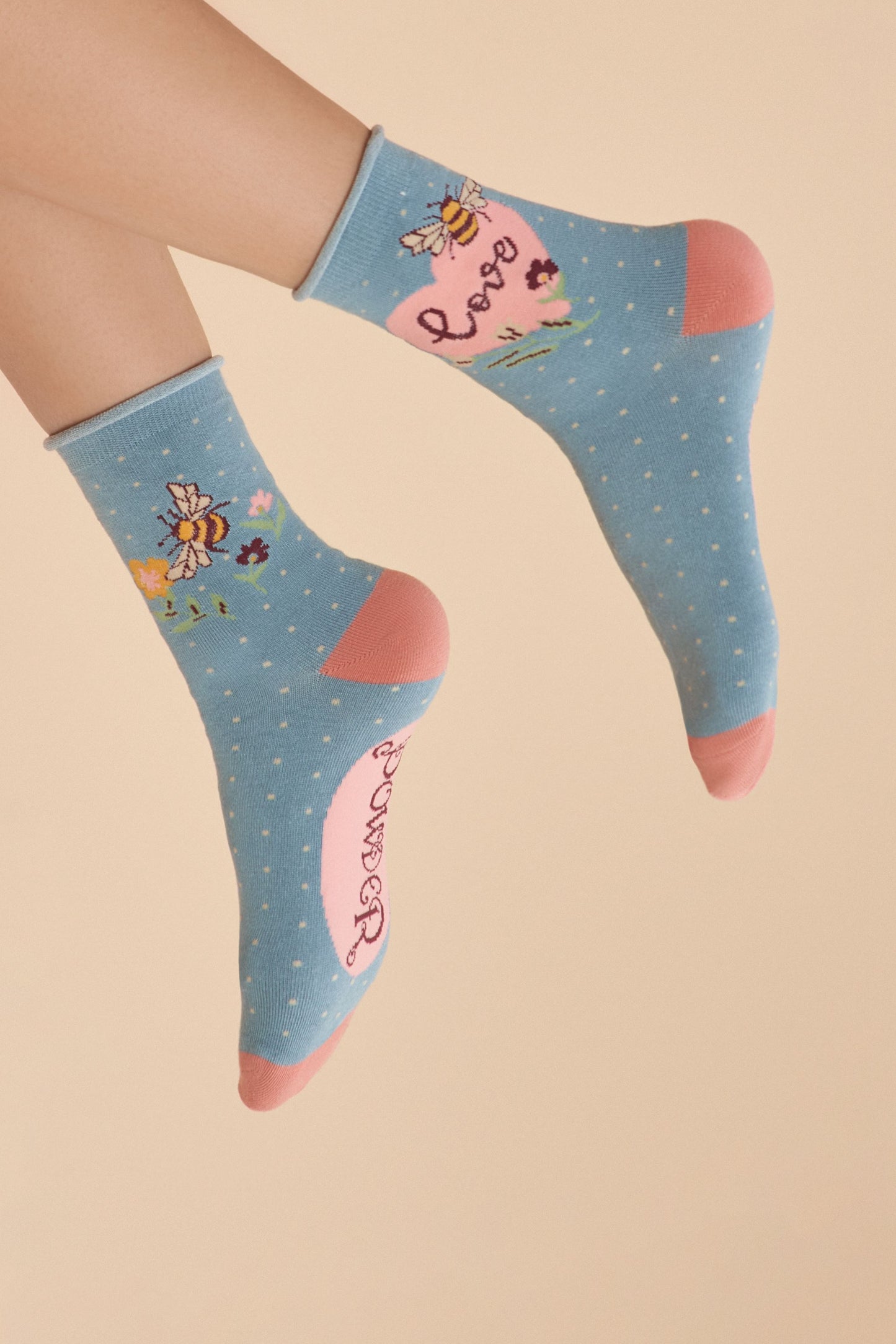 Powder Love Bumblebee Ankle Socks - SOC657