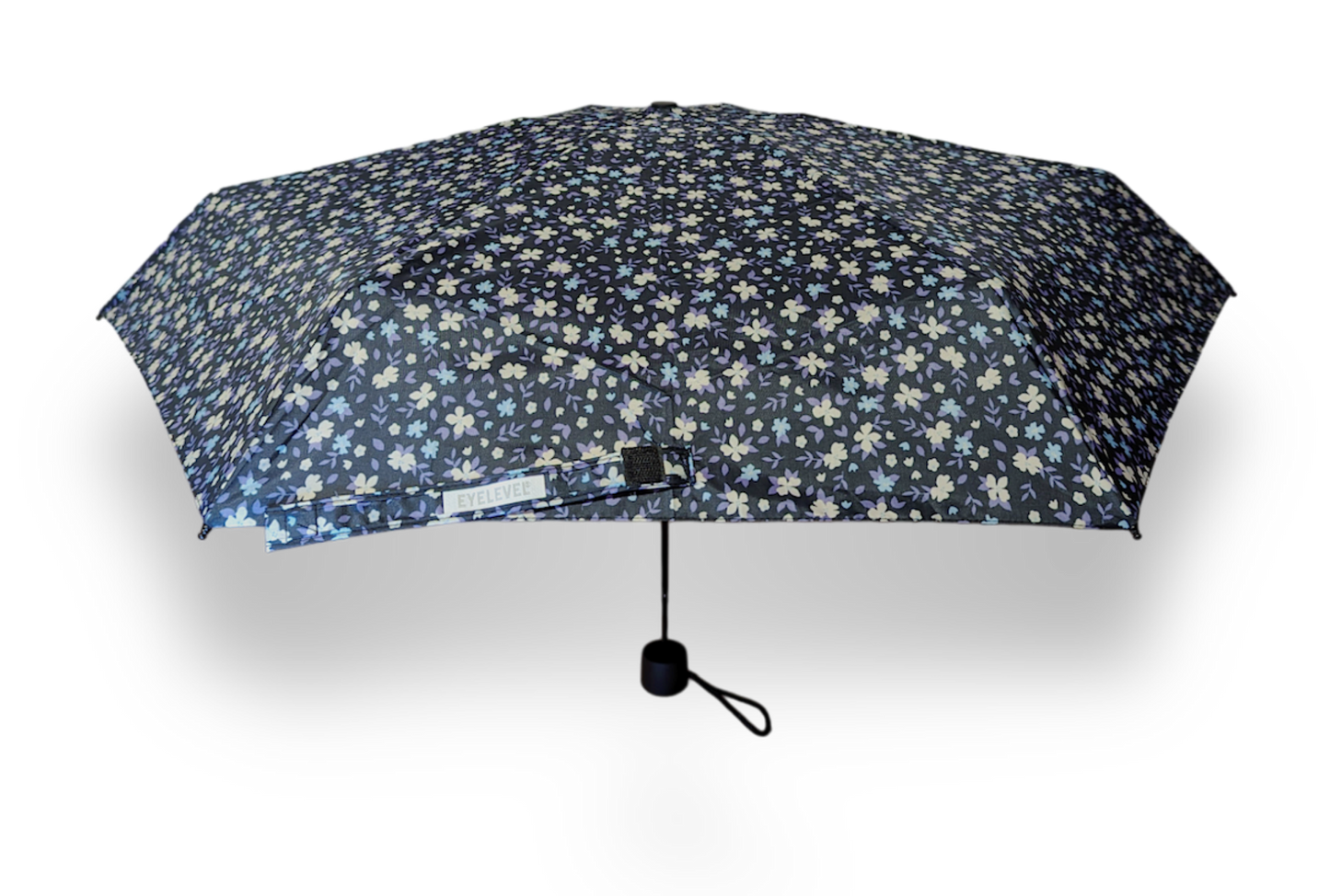 Super Mini Umbrella - Black Flower