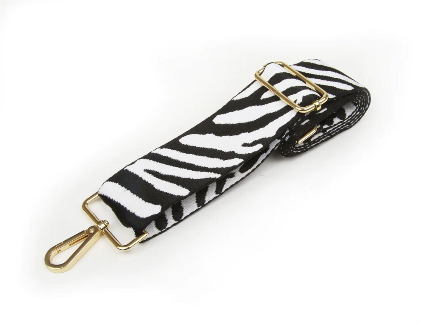 Alice Wheeler Black and White Zebra Cross Body Strap