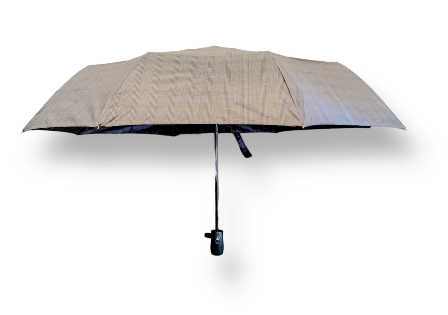Auto Open Umbrella in Black Check