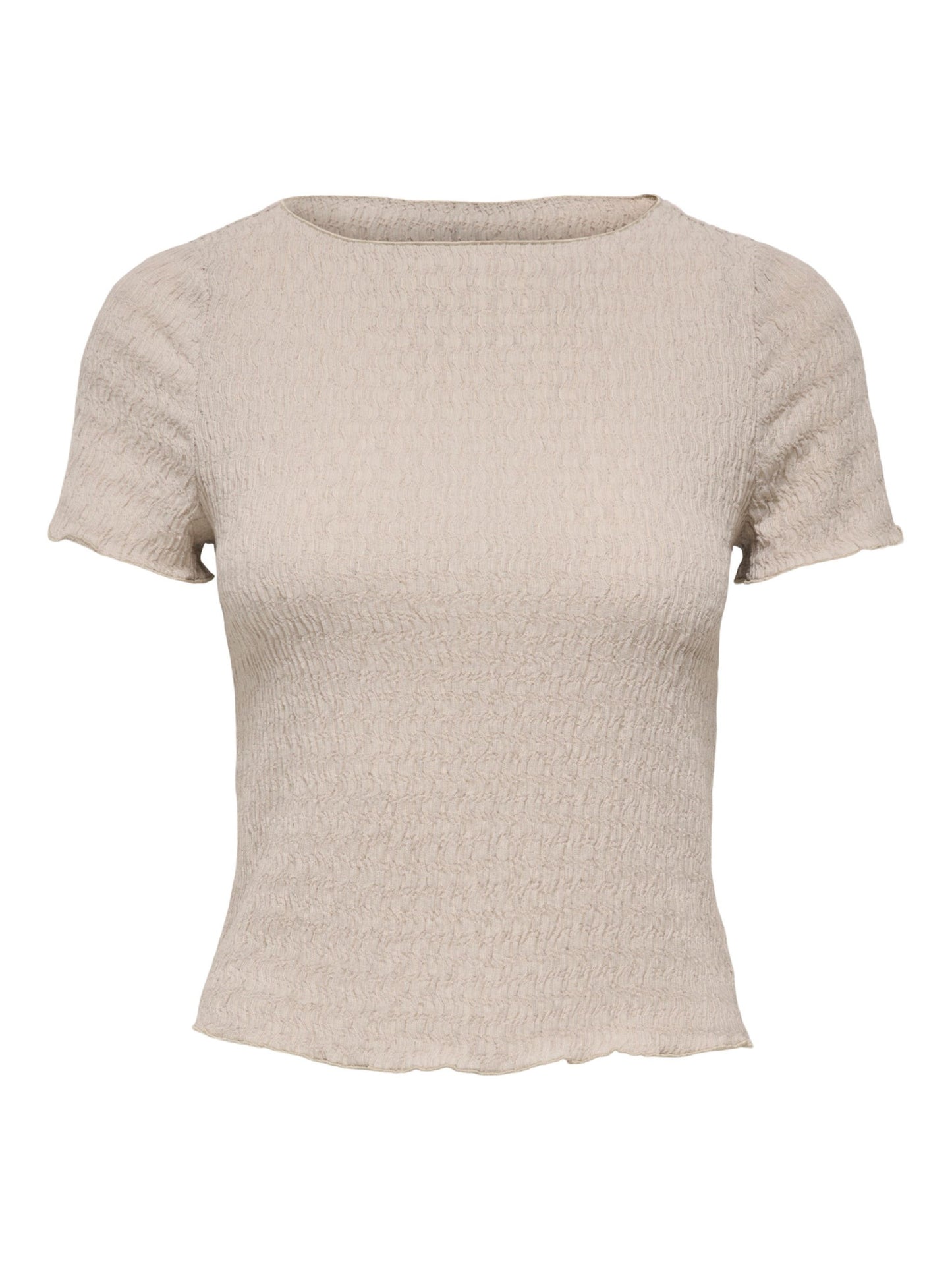 ONLY Crepe Style Top in Beige