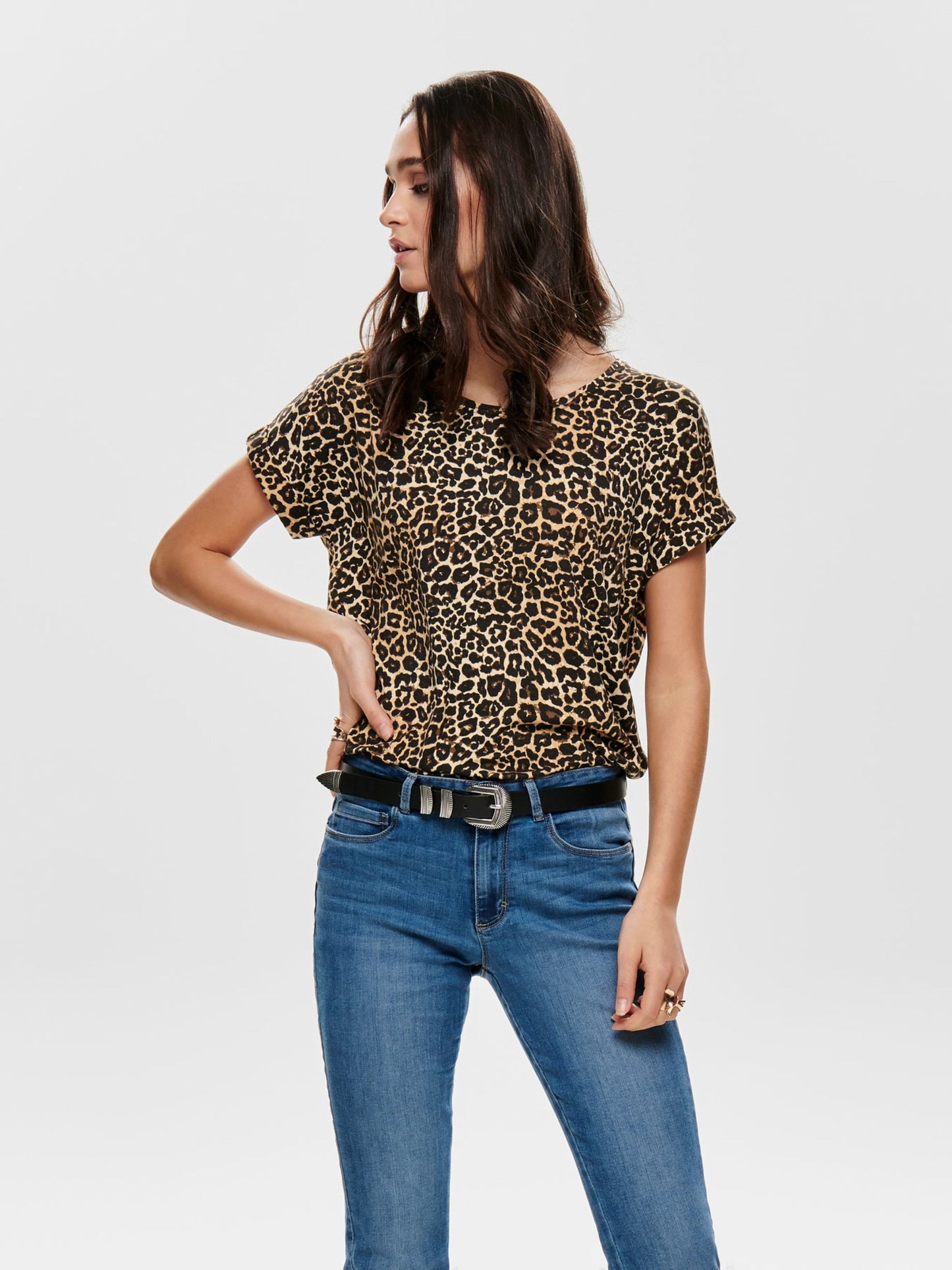 ONLY Leopard Print T - Shirt