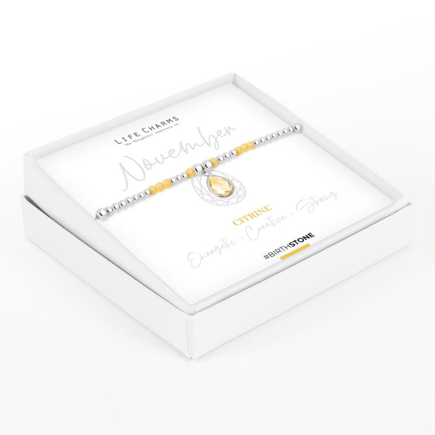 Life Charms November Bracelet