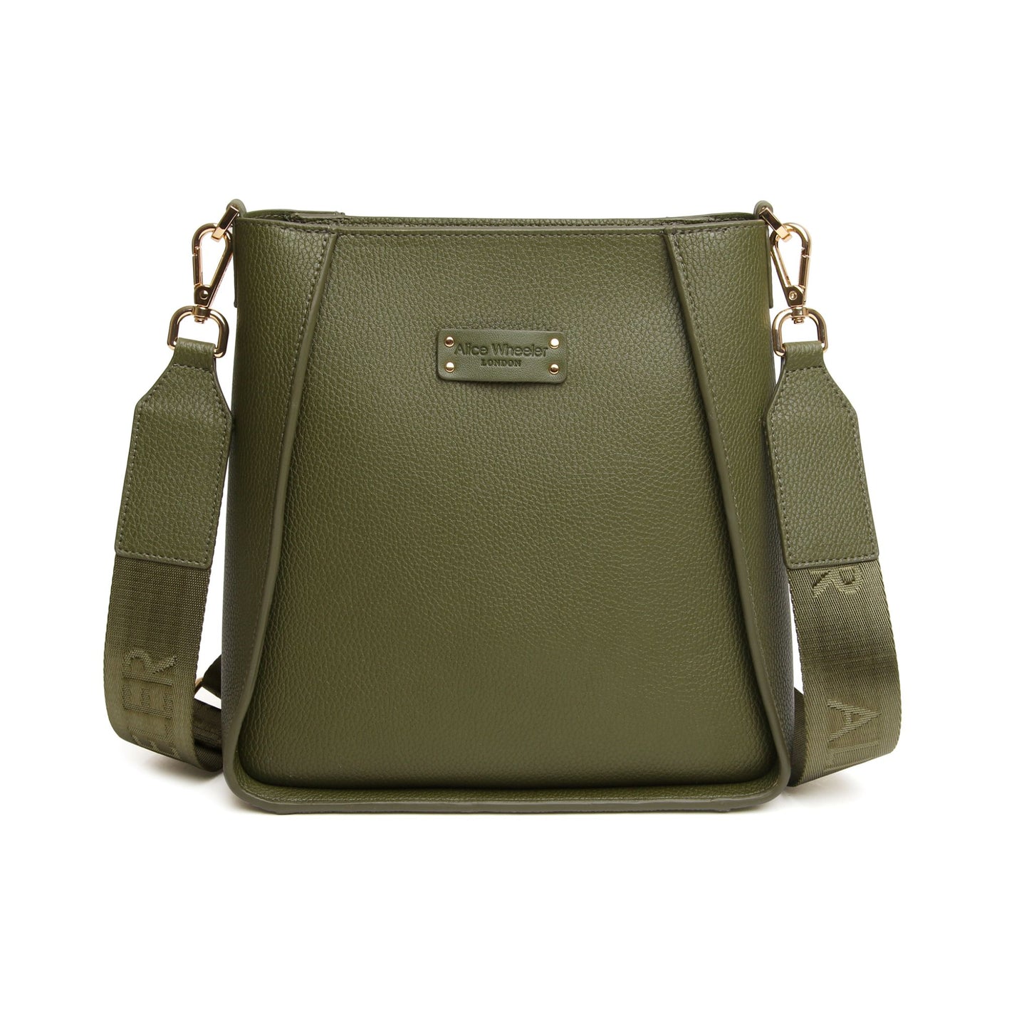 Alice Wheeler Kensington Cross Body Bag in Olive - AW6198