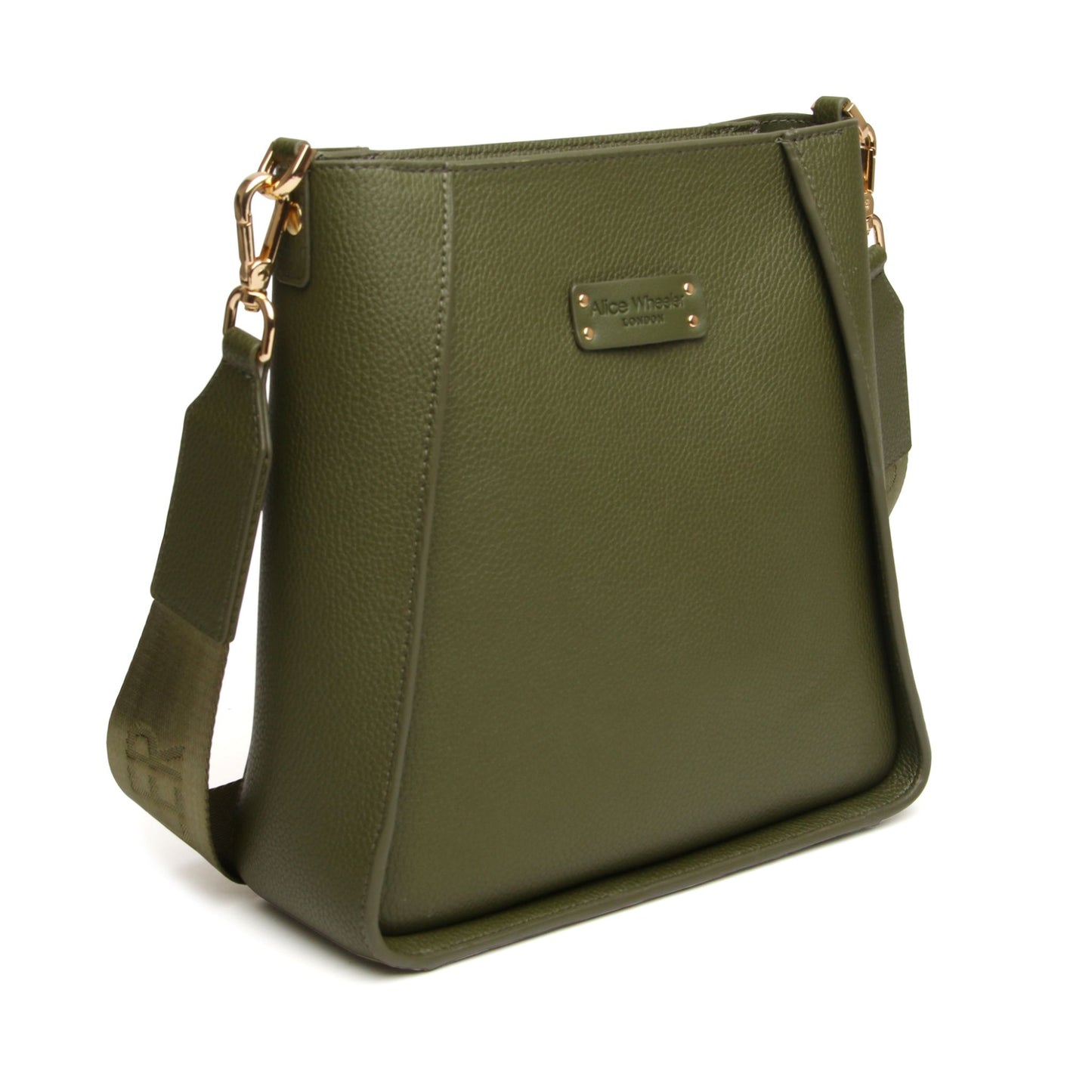 Alice Wheeler Kensington Cross Body Bag in Olive - AW6198