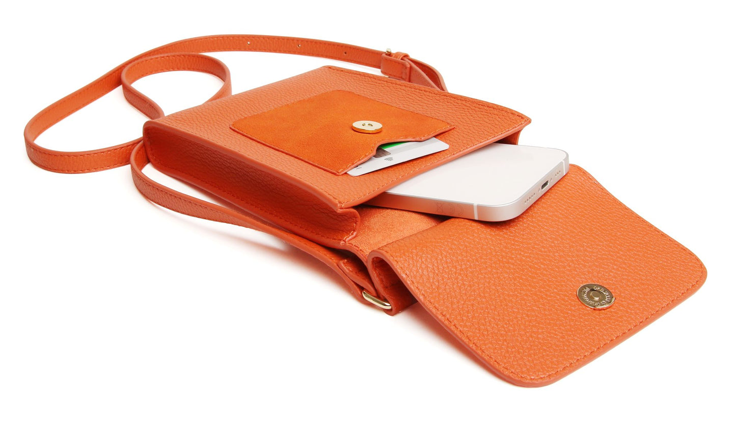 Alice Wheeler Orange Mini Bloomsbury Bag - AW6047