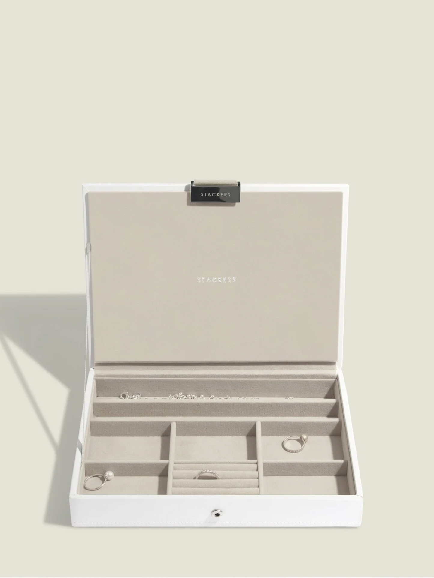 Stackers White Classic Jewellery Box Lid - 70957