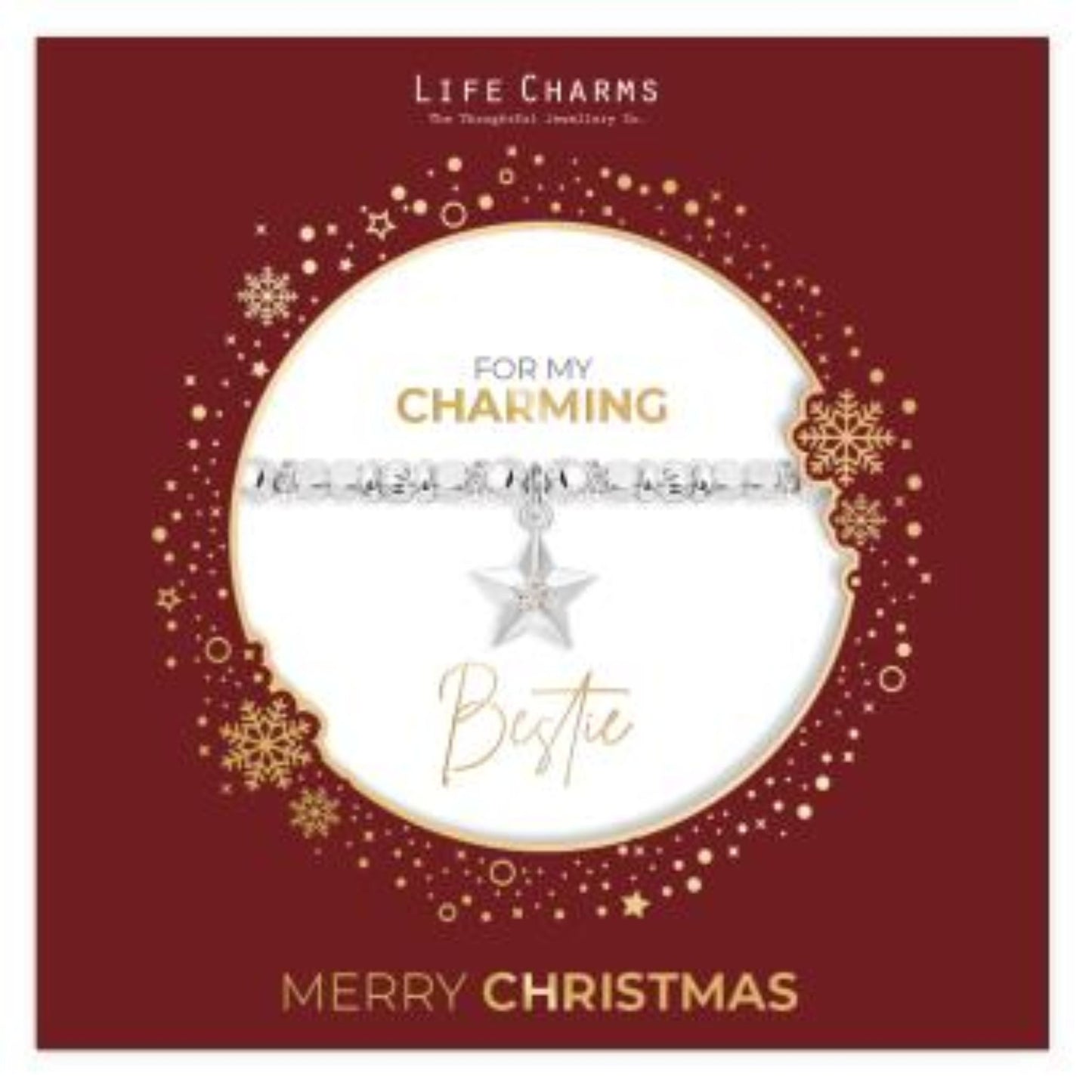 Life Charms Christmas Sleeve Bracelet - Charming Bestie