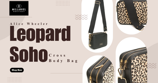 Alice Wheeler Leopard Soho Cross Body Bag