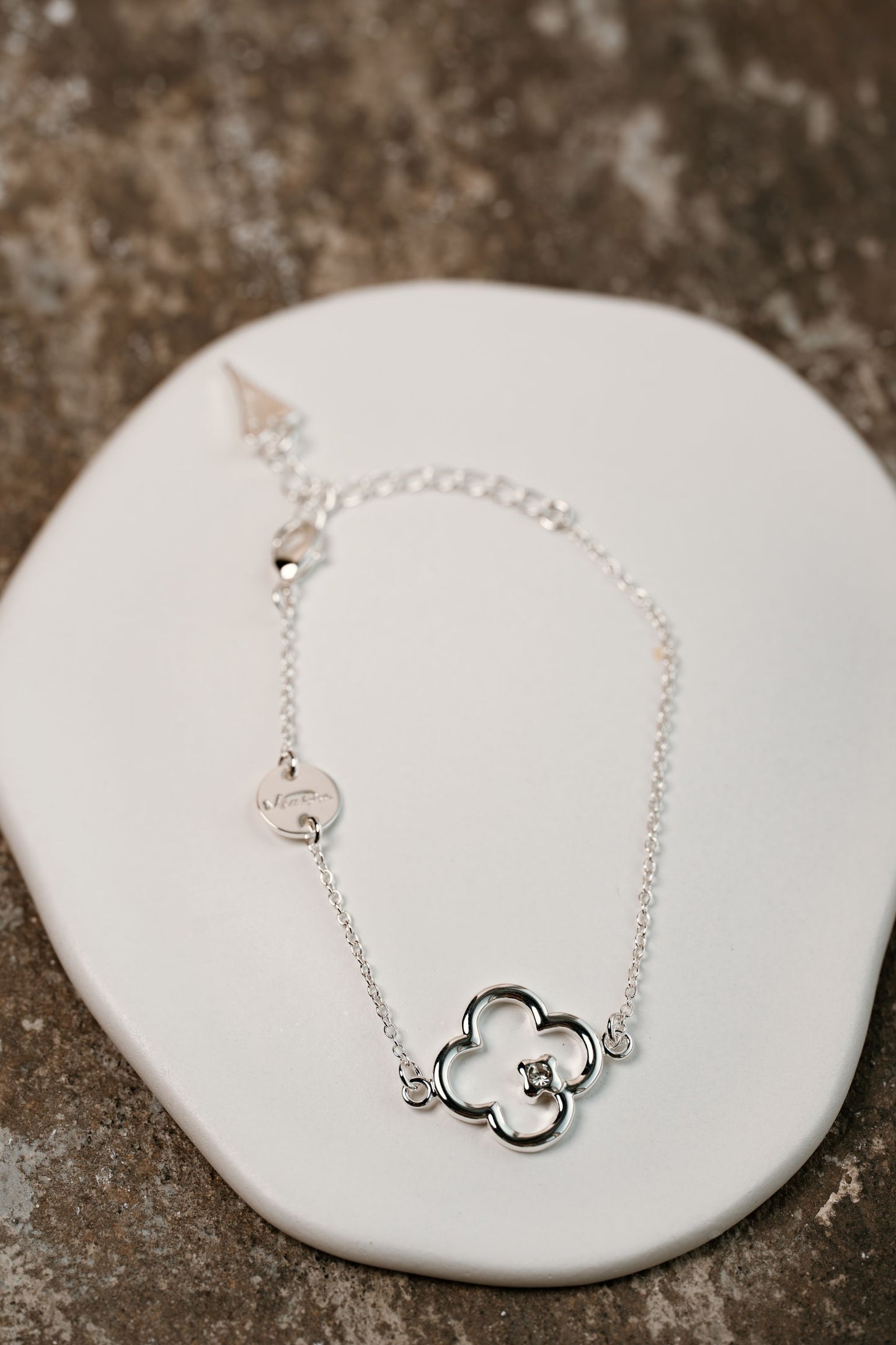 Miss Dee Silver Clover Bracelet - 1900423