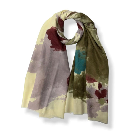 Abstract Watercolour Print Scarf