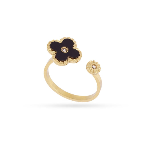 Anartxy Gold Astros Ring (Black) BAN245