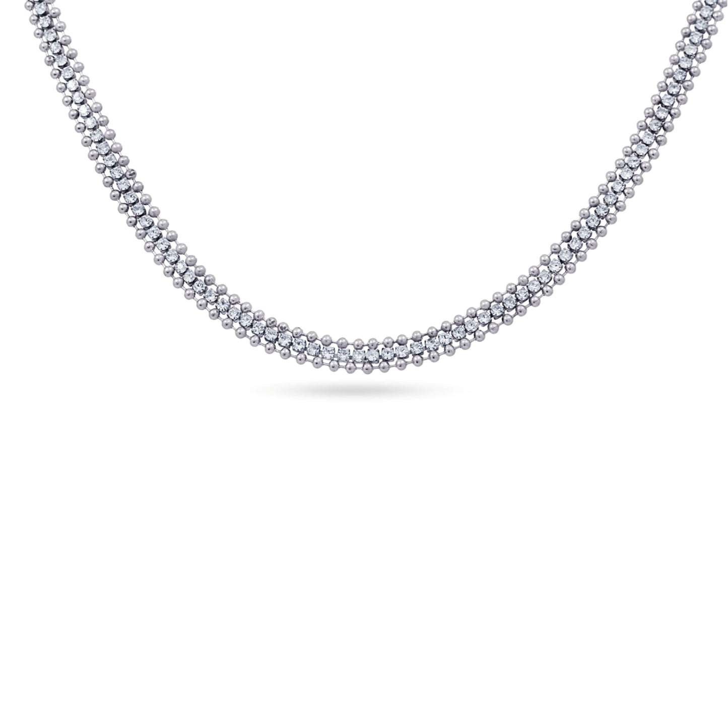 Anartxy Silver Summer Essentials Sparkling Necklace - BCO880