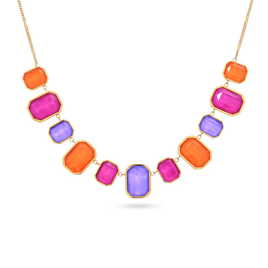 Anartxy Gold Daylight Pixels Necklace - BCO899