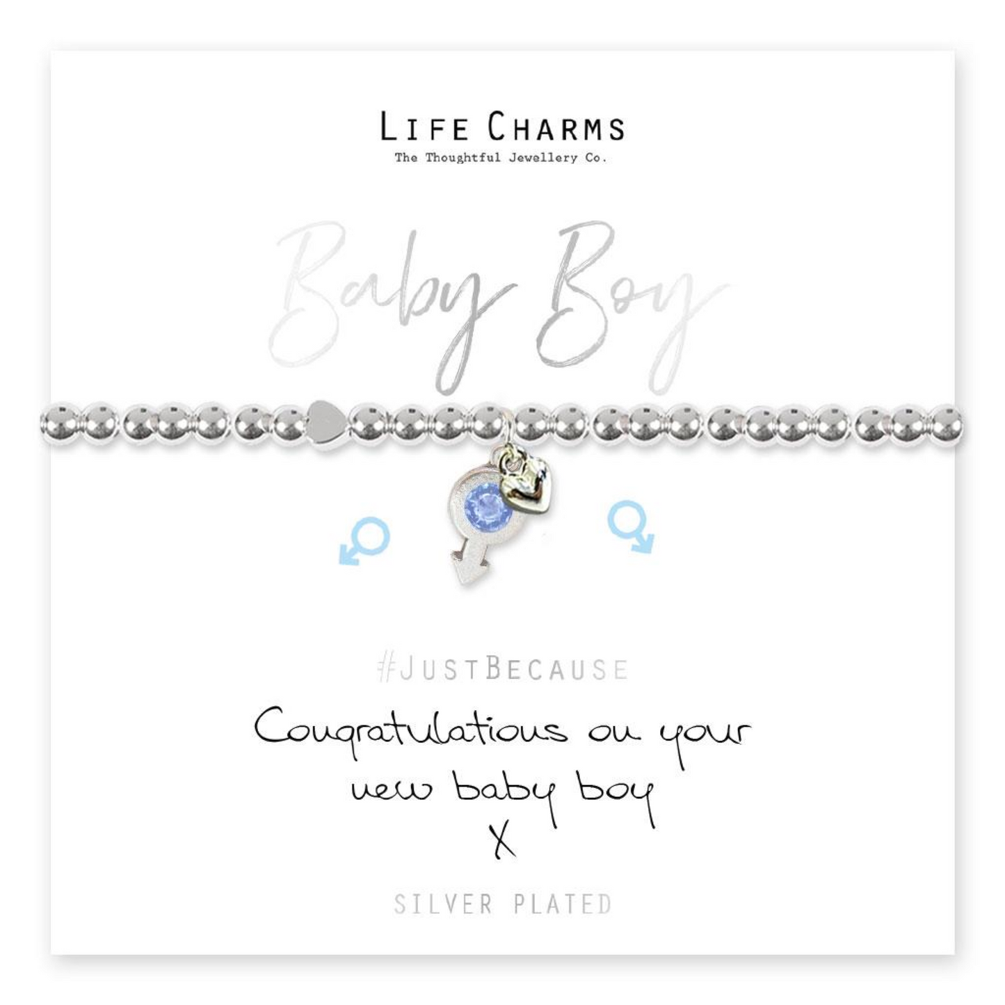 Life Charms Baby Boy Bracelet