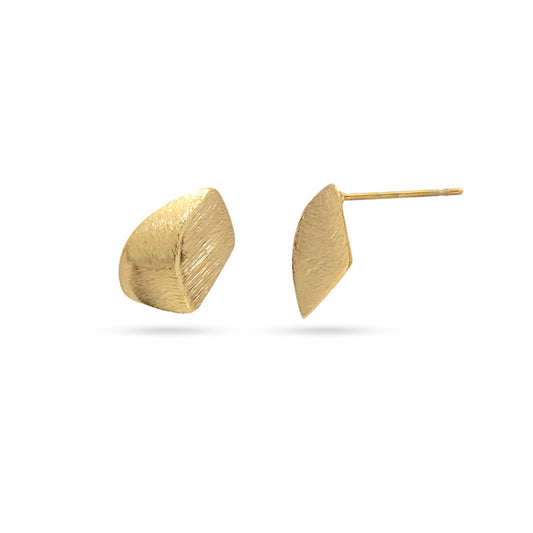 Anartxy Gold Irregular Shape Earrings - CPE895