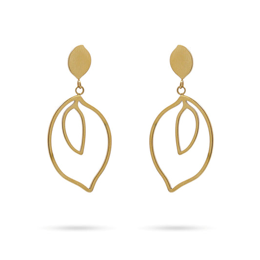 Anartxy Gold Lemons Limonella Earrings - CPE998