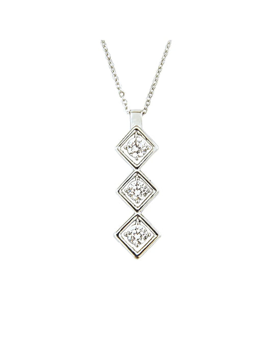 Crystal Triple Drop Pendant (VIP 37)