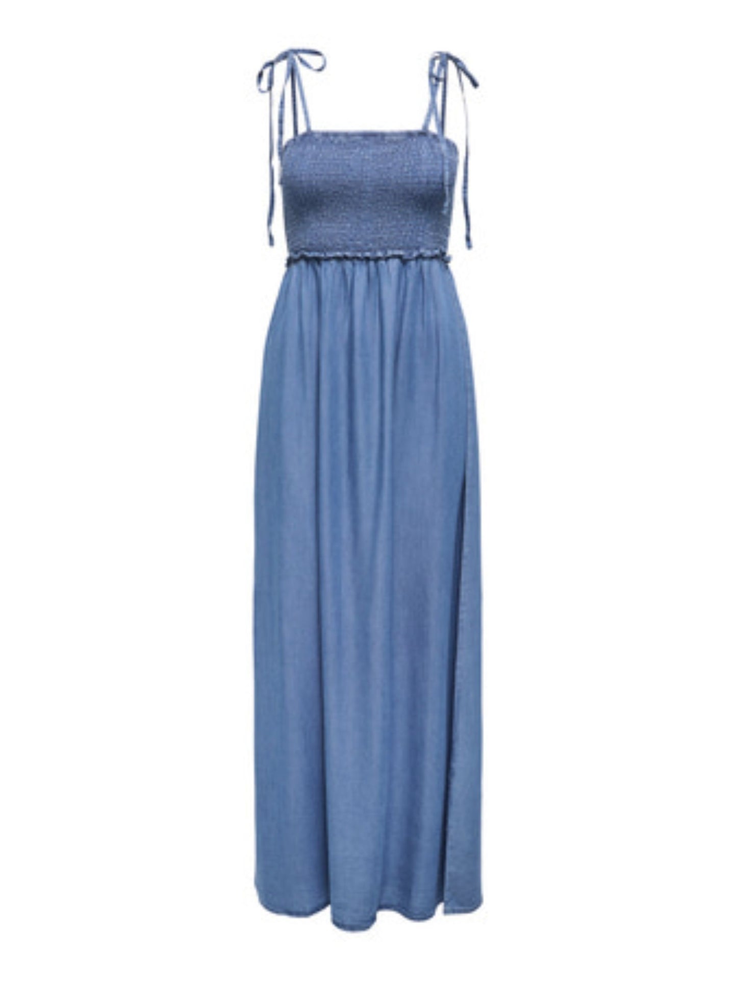 ONLY Denim Look Smock Maxi Dress