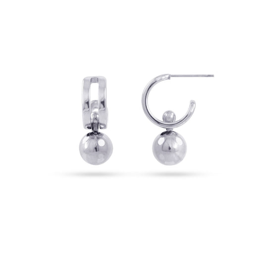 Anartxy Silver Ball Earrings DPE115